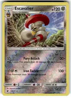 Escavalier VLP Crimson Invasion 69/111 Pokemon TCG Reverse Holo - Image 1