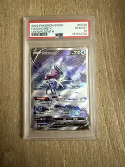 PSA 10 2023 Suicune V Galarian Gallery #GG38 SWORD & SHIELD CROWN ZENITH POKEMON - Image 1