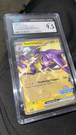 Toxtricity EX SVP 215 Illustration Contest 2024 Promo Pokemon CGC Graded 9.5 - Image 1