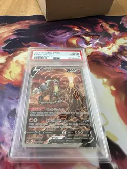 PSA 10 GEM MINT 2023 Pokemon Entei V GG36 Crown Zenith Galarian Gallery FA - Image 1