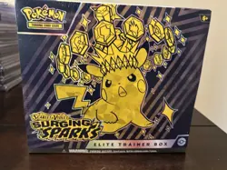 Pokemon TCG Surging Sparks Elite Trainer Box ETB NEW SEALED - Image 1