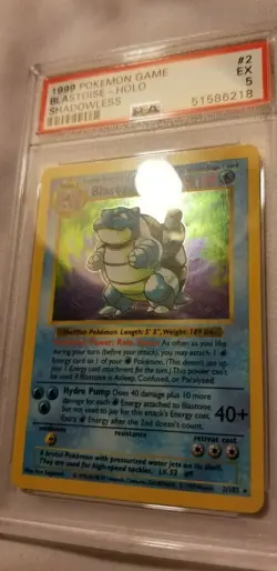 Pokemon Shadowless HOLO Blastoise PSA 5 AND HOLO Alakazam PSA 4 Dual Listing!! - Image 4