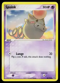 Spoink 66/106 Common Emerald Pokemon Near Mint - Image 1