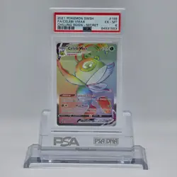 2021 Pokemon SWSH Chilling Reign Secret Rare #199 FA/Celebi VMAX PSA 6 - Image 1