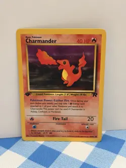 Pokemon Charmander 1st Edition 50/82 Team Rocket Wizards of the Coast English - Image 1