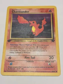 Pokemon Charmander 1st Edition 50/82 Team Rocket Wizards of the Coast English - Image 3