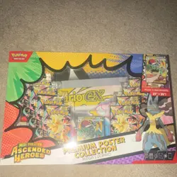 Pokemon Ascended Heroes Premium Poster Collection Box Mega Lucario & Mega Garde… - Image 3
