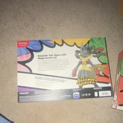 Pokemon Ascended Heroes Premium Poster Collection Box Mega Lucario & Mega Garde… - Image 4