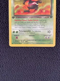 Dark Gloom 36/82 Team Rocket 1st Edition 2000 Pokemon TCG LP - Image 2