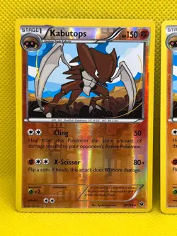 Pokemon Tcg Kabutops 39/124 XY Fates Collide Reverse & Non Holo - Image 2