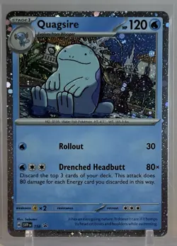 Quagsire 2024 Pokemon TCG #156 Scarlet & Violet Black Star Promo Cosmos Holo - Image 1