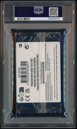Pokemon Pikachu with Grey Felt hat Van Gogh 085 Graded Sealed Promo PSA 10 - Image 3
