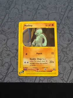 Pokemon: Machoke #085/165 & Machop #117/165 Expedition 2002 - LP/HP - I181 - Image 3