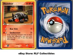 2004 Pokemon, EX Team Rocket Returns, #59/109 Houndour, Common - Image 1