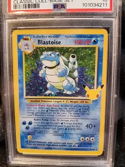 2021 Pokemon Celebrations Classic Collection Blastoise #2/102 GRADED PSA 10 - Image 2