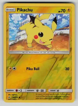 Pikachu 54/214 Common Unbroken Bonds Pokemon Reverse Holo NM - Image 1