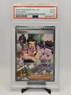 Pokemon Saguaro S&V Paldea Evolved 270/193 Special Illustration Rare PSA 9 Mint - Image 1
