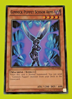 Yu-Gi-Oh Gimmick Puppet Scissor Arms Super Rare NUMH-EN008 Nm - Image 1