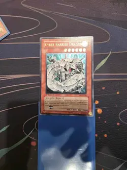 Yu-Gi-Oh 1st Edition Cyber Barrier Dragon Ultimate Rare SOI-EN-006 LP - Image 2