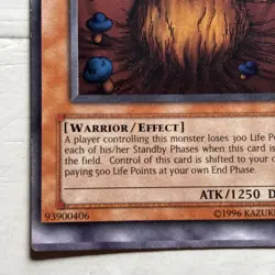 Yu-Gi-Oh Mushroom Man #2 MRD-114 Common Unlimited Edition tcg print error - Image 5