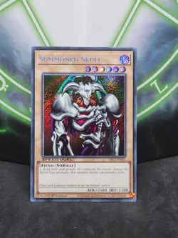 Yugioh Summoned Skull SBC1-ENI01 Secret Rare 1st Edition NM - Image 1