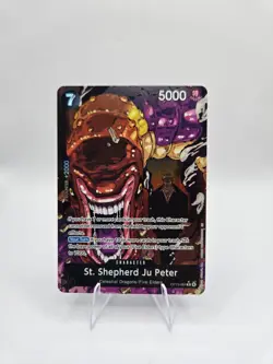 St. Shepherd Ju Peter (Alternate Art) OP13-084 Carrying On His Will Foil - Image 1