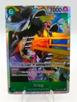 Krieg OP03-025 SR Pillars of Strength One Piece TCG 2023 - Image 1