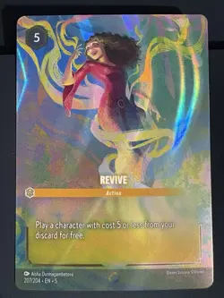 Disney Lorcana - Shimmering Skies Set 5 - Revive - Enchanted - Foil 207/204 - Image 1