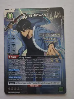 Union Arena Solo Leveling Sung Jinwoo 048 SR* Brand New. Pack Fresh. - Image 1
