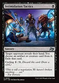 Intimidation Tactics (DFT-092) - uncommon Near Mint - Image 1
