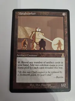 MTG Metalworker Urza's Destiny Rare Artifact Card 135 Regular Hazeltine - Image 1