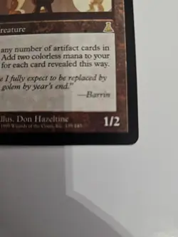 MTG Metalworker Urza's Destiny Rare Artifact Card 135 Regular Hazeltine - Image 3