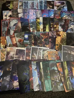 HUGE MTG Art Series Lot xover 600 plus many gold stamps - Image 2