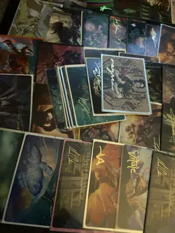 HUGE MTG Art Series Lot xover 600 plus many gold stamps - Image 4