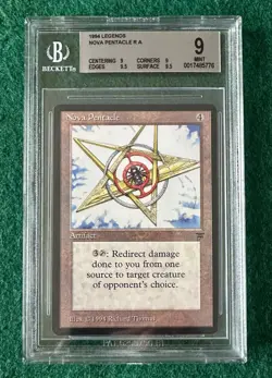 Nova Pentacle - Legends - MTG - BGS 9. MINT Quad++. More MTG In My Store. - Image 1