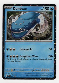 Dondozo 012 - Near Mint Cosmos Holo - SVP Black Star Promos Pokemon Card - Image 1