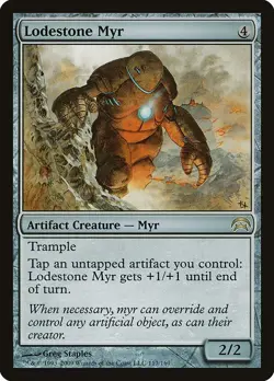 Lodestone Myr 1x MtG Planechase HOP SP/NM - Image 1