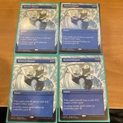 4x MTG Mystical Dispute Pro Tour Promos Regular NM! - Image 1