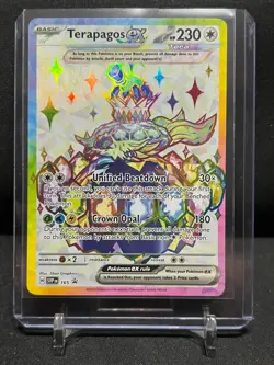 Terapagos ex SVP 165 Black Star Promo Pokemon 2023 Scarlet & Violet NM - Image 1