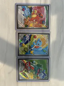 Pokemon TCG First Partner Illustration Collection Series 1 Kanto GEN 1 Starters - Image 1