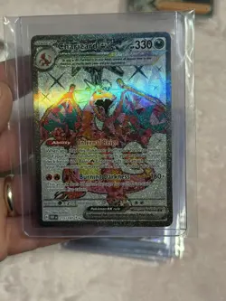Pokemon TCG Charizard ex Tera Full Art Holo Secret Rare 215/197 Obsidian 🔥 - Image 1