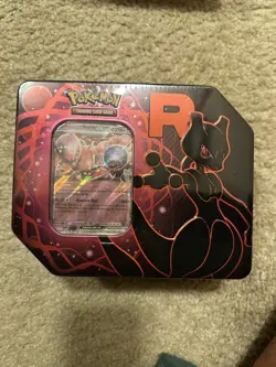 Pokemon Team Rocket MewTwo Tin New Sealed Destined Rivals - NEW / SEALED - Image 1