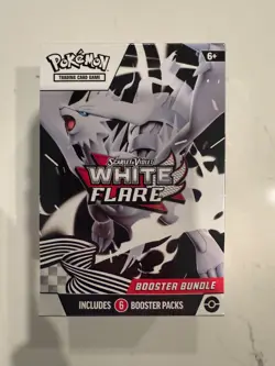 Pokemon Scarlet & Violet White Flare Booster Bundle 6 Packs NEW SEALED - Image 1