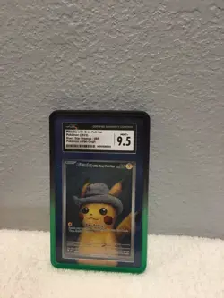 Pokemon Pikachu with Grey Felt Hat Pokemon x Van Gogh 085 Promo Card CGC 9.5🔥 - Image 1