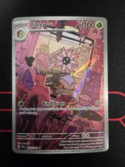 Pokemon TCG: Lileep 145/142 Illustration Rare Stellar Crown Holo Near Mint - Image 1