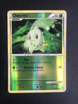 Chikorita - 53/95 - Call of Legends - 2011 - Reverse Holo - Pokemon Card TCG - Image 1