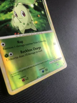 Chikorita - 53/95 - Call of Legends - 2011 - Reverse Holo - Pokemon Card TCG - Image 2