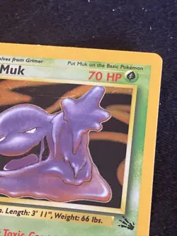 Muk Holo Rare 13/62 Fossil Pokemon Card LP-NM - Image 3