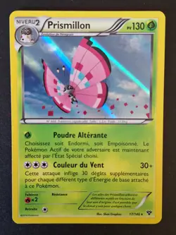 Vivillon HOLO 17/146 XY Pokemon Card Rare French - Image 1
