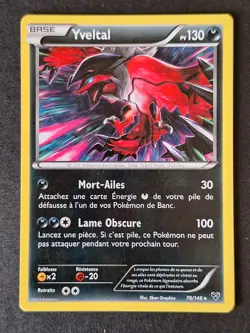 Yveltal 78/146 XY Pokemon Card Rare French - Image 1
